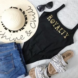 ‘ROYALTY’ One piece swimsuit
